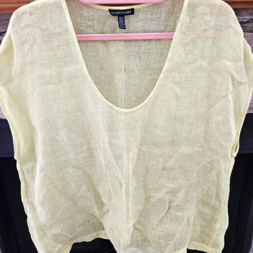 EUC Eileen Fisher boxy top